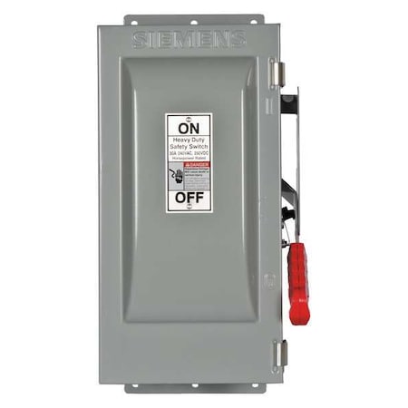 Fusible, Safety Switch, Heavy Duty, 240 V, 3PST MPN:HF321J