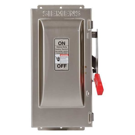 Fusible, Safety Switch, Heavy Duty, 240 V, 3PST MPN:HF321S