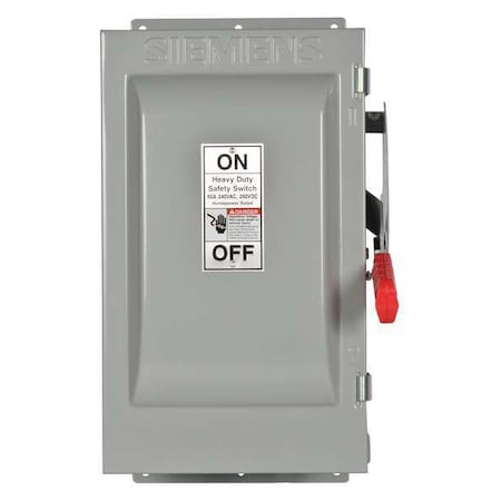 Fusible, Safety Switch, Heavy Duty, 240 V, 3PST MPN:HF322J