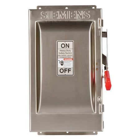 Fusible, Safety Switch, Heavy Duty, 240 V, 3PST MPN:HF322S