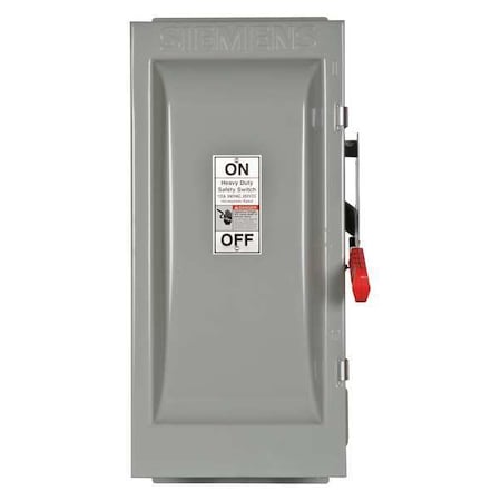 Fusible, Safety Switch, Heavy Duty, 240 V, 3PST MPN:HF323J