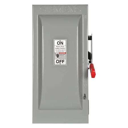 Fusible, Safety Switch, Heavy Duty, 240 V, 3PST MPN:HF323N