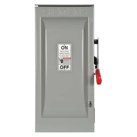 Fusible, Safety Switch, Heavy Duty, 240 V, 3PST MPN:HF323NR