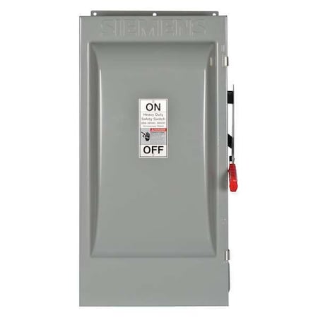 Fusible, Safety Switch, Heavy Duty, 240 V, 3PST MPN:HF324J