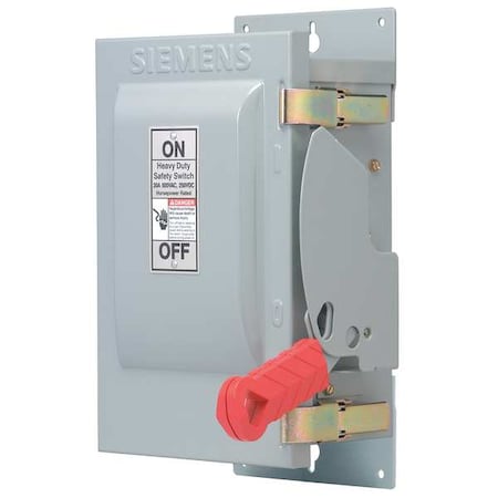 Fusible, Safety Switch, Heavy Duty, 600 V, 3PST, NEMA 12 MPN:HF361J