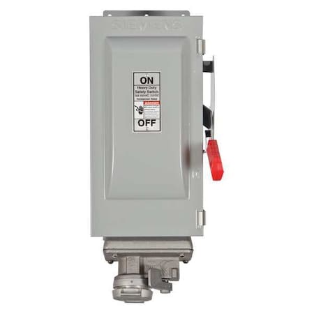 Fusible, Safety Switch, Heavy Duty, 600 V, 3PST MPN:HF361JCH