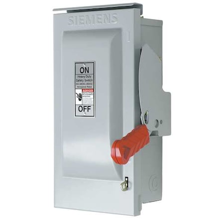 Fusible, Safety Switch, Heavy Duty, 600 V, 3PST MPN:HF361NR