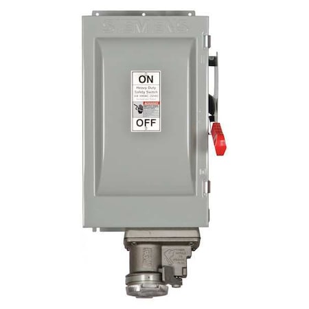 Fusible, Safety Switch, Heavy Duty, 600 V, 3PST MPN:HF362JCH