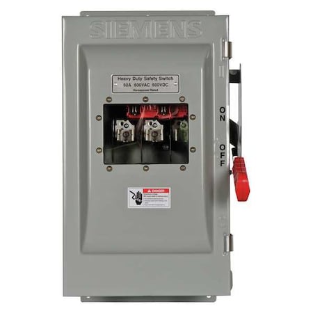 Fusible, Safety Switch, Heavy Duty, 600 V, 3PST MPN:HF362JW