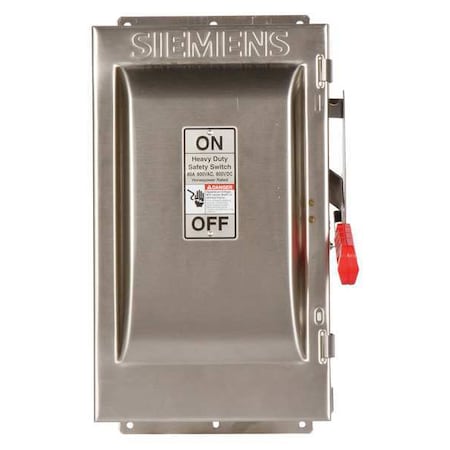 Fusible, Safety Switch, Heavy Duty, 600 V, 3PST MPN:HF362S