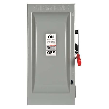 Fusible, Safety Switch, Heavy Duty, 600 V, 3PST MPN:HF363