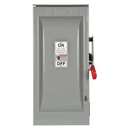 Fusible, Safety Switch, Heavy Duty, 600 V, 3PST MPN:HF363NR