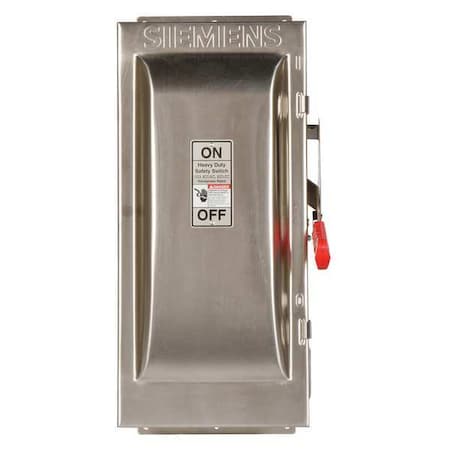Fusible, Safety Switch, Heavy Duty, 600 V, 3PST MPN:HF363S