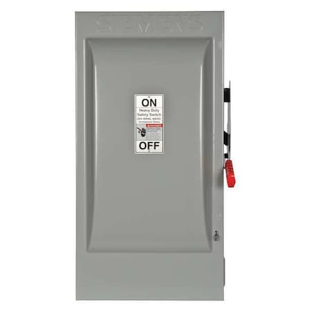 Fusible, Safety Switch, Heavy Duty, 600 V, 3PST MPN:HF364