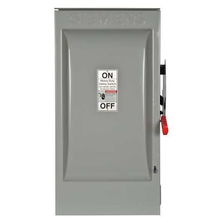 Fusible, Safety Switch, Heavy Duty, 600 V, 3PST MPN:HF364R