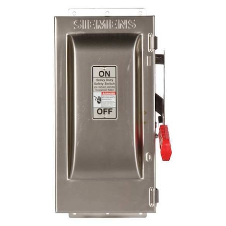 Nonfusible, Safety Switch, Heavy Duty, 600 V, 2PST MPN:HNF261S