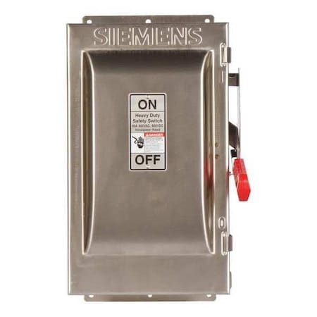 Nonfusible, Safety Switch, Heavy Duty, 600 V, 2PST MPN:HNF262S