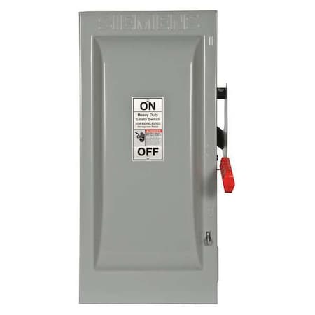 Nonfusible, Safety Switch, Heavy Duty, 600 V, 2PST MPN:HNF263