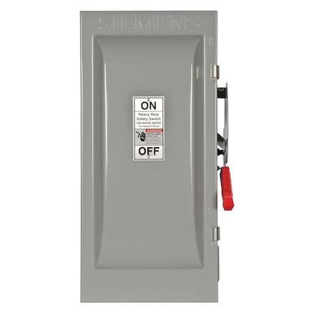 Nonfusible, Safety Switch, Heavy Duty, 600 V, 2PST MPN:HNF263J