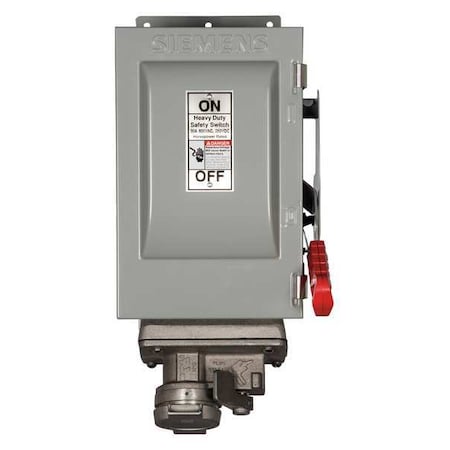 Nonfusible, Safety Switch, Heavy Duty, 600 V, 3PST MPN:HNF361JCH