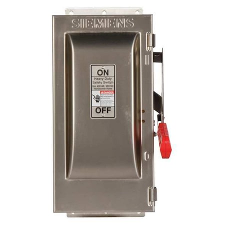Nonfusible, Safety Switch, Heavy Duty, 600 V, 3PST, NEMA 4 MPN:HNF361SS