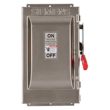 Nonfusible, Safety Switch, Heavy Duty, 600 V, 3PST MPN:HNF362S