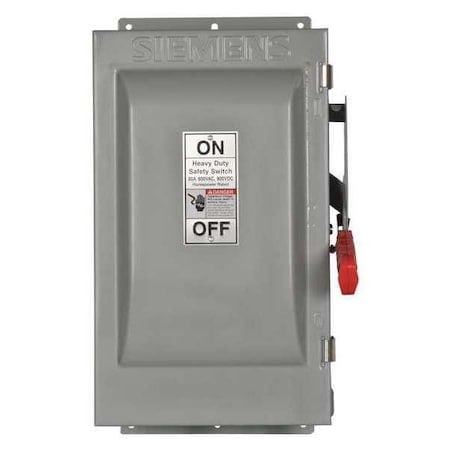 Nonfusible, Safety Switch, Heavy Duty, 600 V, 3PST MPN:HNF362SCH