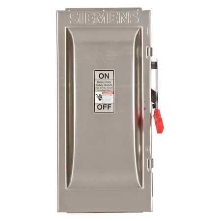 Nonfusible, Safety Switch, Heavy Duty, 600 V, 3PST MPN:HNF363S