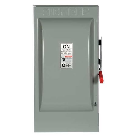 Nonfusible, Safety Switch, Heavy Duty, 600 V, 3PST, NEMA 3R MPN:HNF364R