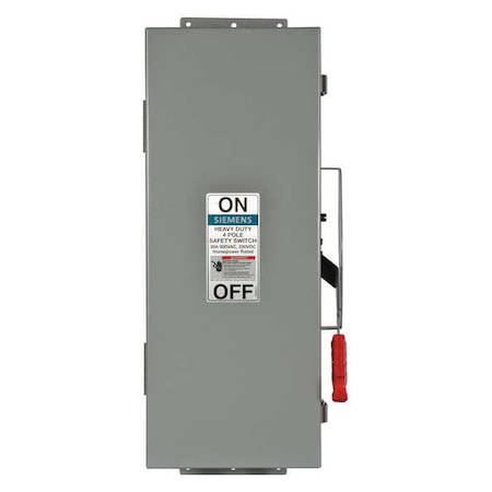 Nonfusible, Safety Switch, Heavy Duty, 600 V, 4PST, NEMA 12 MPN:HNF462J