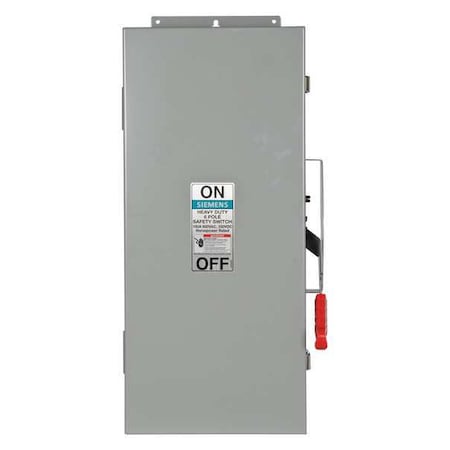 Nonfusible, Safety Switch, Heavy Duty, 600 V, 3PST MPN:HNF663J