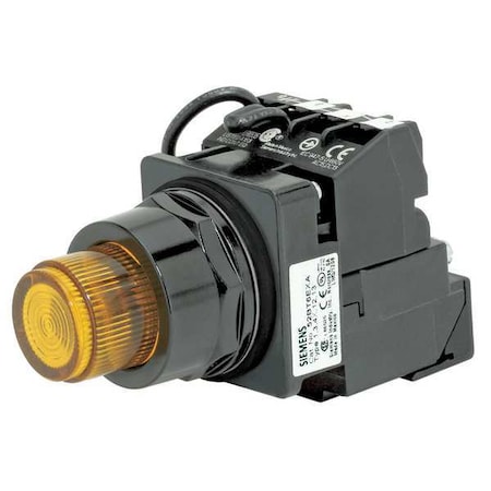 Illuminated Push Button, 30 mm, 1NO/1NC, Amber MPN:US2:52BT6G9A