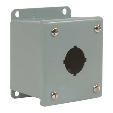 PushButtonEnclosure, 30mm, 1Hole, Metal MPN:US2:P30EMS01P