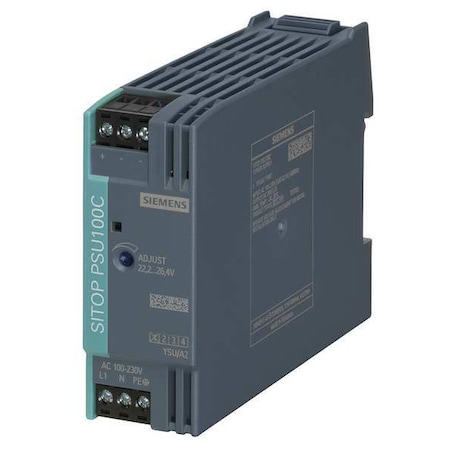DC Power Supply, 110/300V DC; 85/264V AC, 12V DC, 24 W, 2 A, DIN Rail MPN:6EP13215BA00