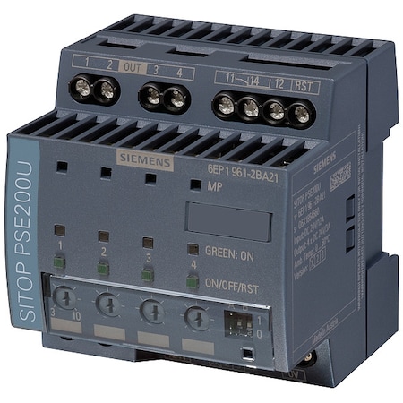 Electronic Diagnostic Module, 22/30V DC, 24V DC, 960W, 40A, DIN Rail MPN:6EP1961-2BA21