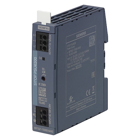 Stabilized Power Supply, 120/230V AC, 12V DC, 28.5 W, 2 A, DIN Rail MPN:6EP33217SB000AX0