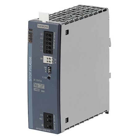 Stabilized Power Supply, 120/230V AC, 12V DC, 144 W, 12 A, DIN Rail MPN:6EP33247SB003AX0