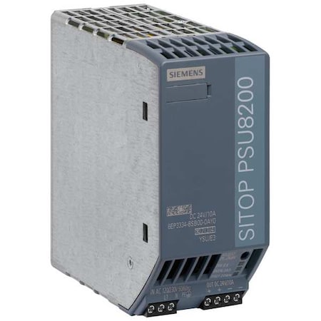 Stabilized Power Supply, 120/230V AC, 24V DC, 240 W, 10 A, DIN Rail MPN:6EP33348SB000AY0