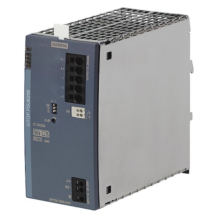 Stabilized Power Supply, 120/230V AC, 24V DC, 480 W, 20 A, DIN Rail MPN:6EP33367SB003AX0
