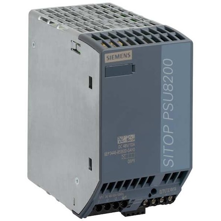 Stabilized Power Supply, 400/500V AC, 48V DC, 480 W, 10 A, DIN Rail MPN:6EP34468SB000AY0