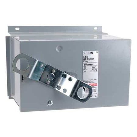 Bus Plug, 60A, 600V AC, BOS, H, K, R, 3 Phase, 3 Wire MPN:BOS14352