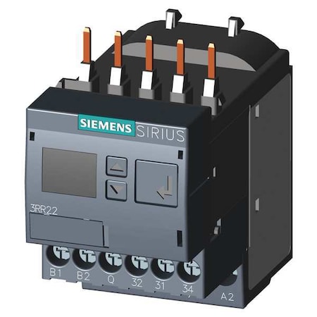 Current Monitoring Relay, 3 Phase, 1.6-16A MPN:3RR22411FW30