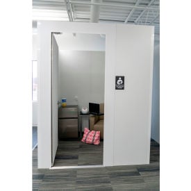 SwiftWall® Lactation Room Pop Up Pod Class C 6 x 6 White C-LR-ABS-KIT-W