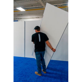 SwiftWall® Click Temporary Wall Panel Class C 3'W x 8'H White C-P-ABS-08-36-W