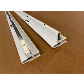 SwiftWall® Click Temporary Wall T Intersection Two-Piece 8' Kit White C-T-08-KIT-W