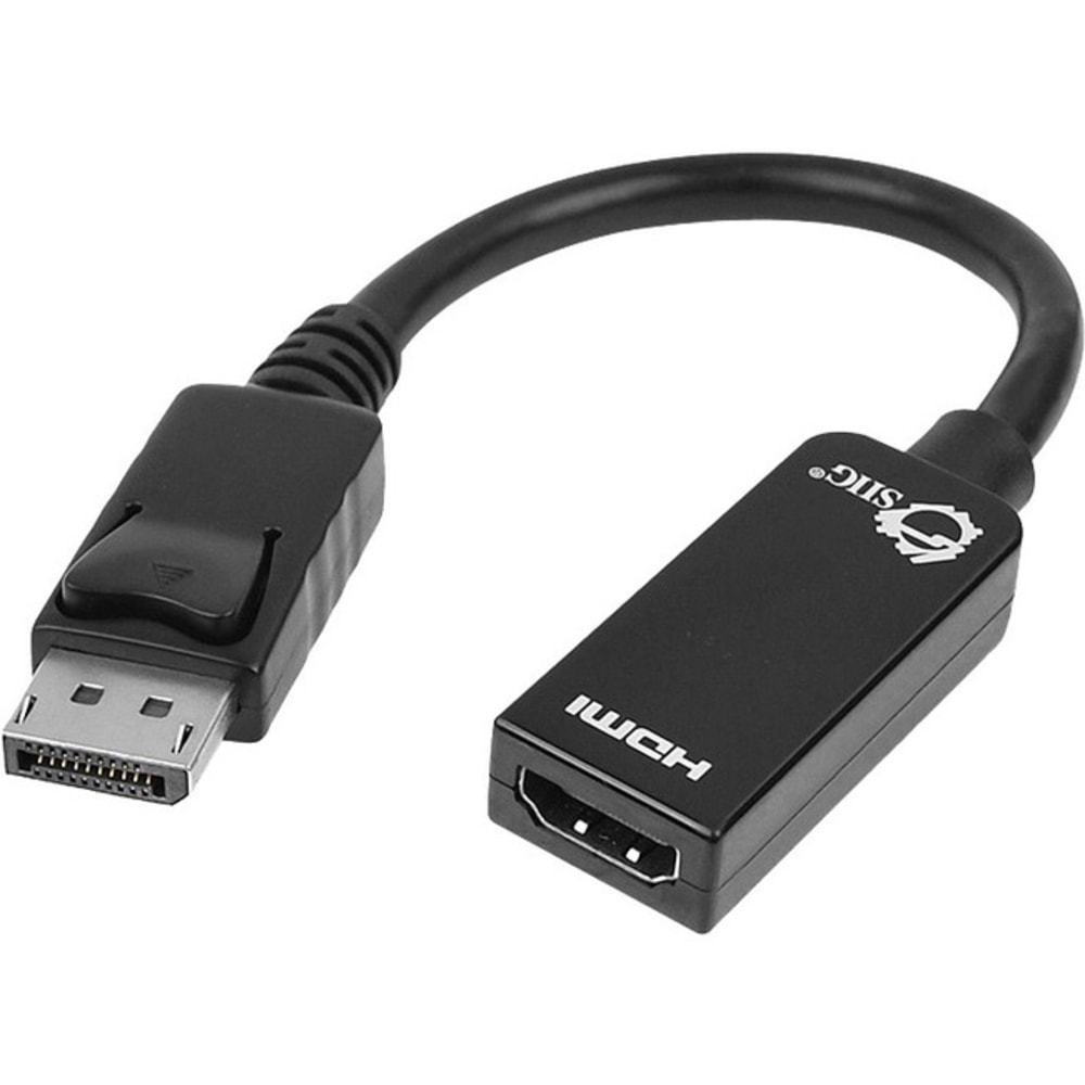 SIIG DisplayPort to HDMI Adapter - DisplayPort/HDMI - CBDP0062S1 MPN:CB-DP0062-S1