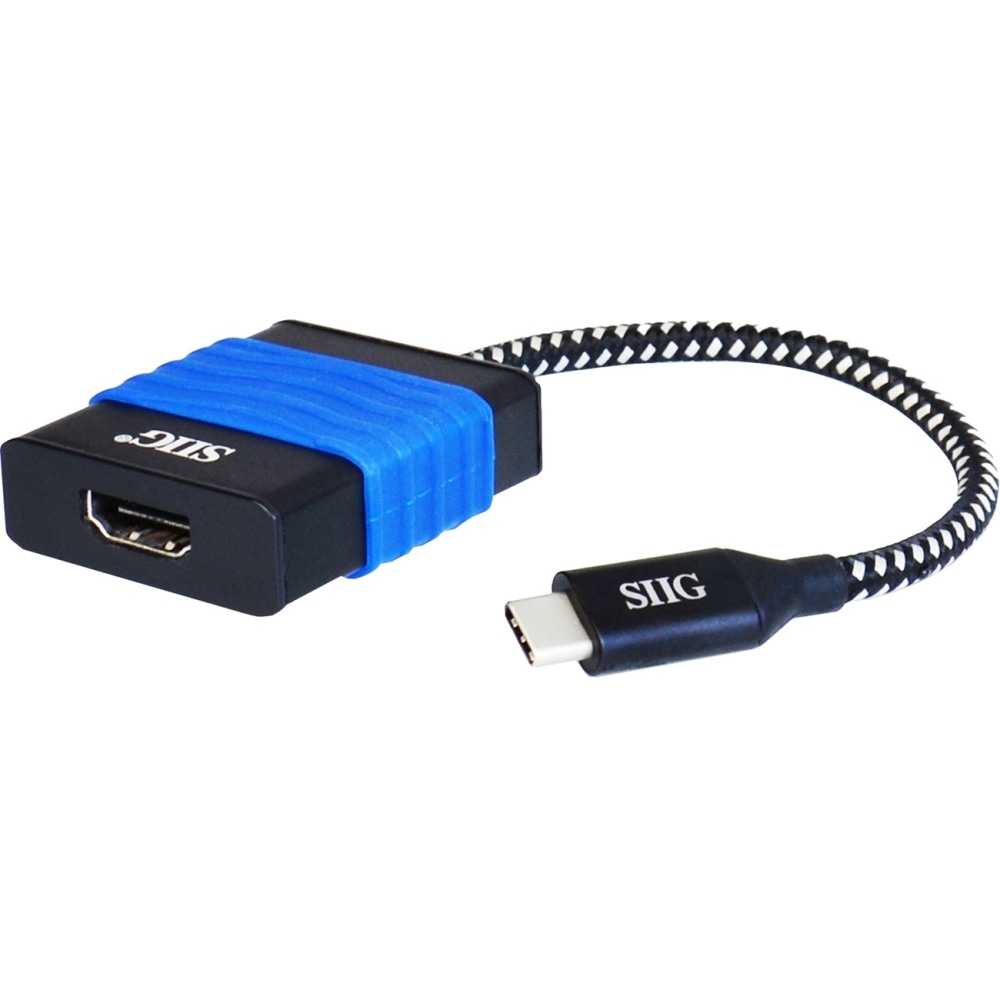 SIIG USB Type-C to HDMI Cable Adapter - 4Kx2K - USB Type C - 1 x HDMI, HDMI MPN:CB-TC0014-S2
