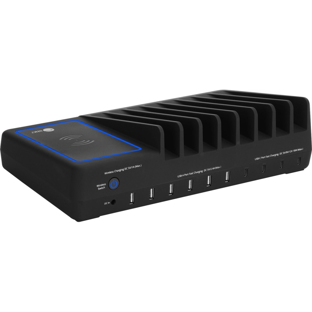 SIIG 10-Port USB-A/C & Wireless Charging Station - 150W MPN:AC-PW1R11-S1
