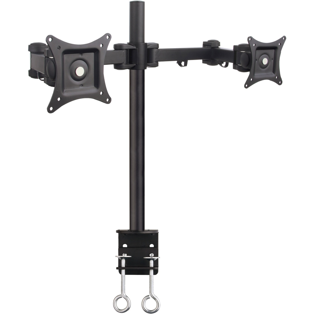 SIIG Articulating Dual Monitor Desk Mount - 13in to 27in - Adjustable - 2 Display(s) Supported - 13in to 27in Screen Support - CEMT0Q11S1 MPN:CE-MT0Q11-S1