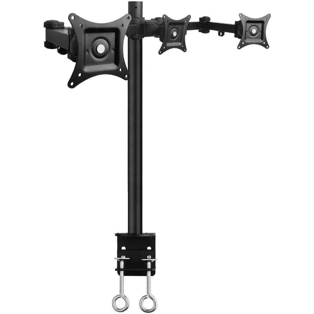 SIIG Articulating Triple Monitor Desk Mount - 13in to 32in - 3 Display(s) Supported - 13in to 32in Screen Support - CEMT0R12S3 MPN:CE-MT0R12-S3